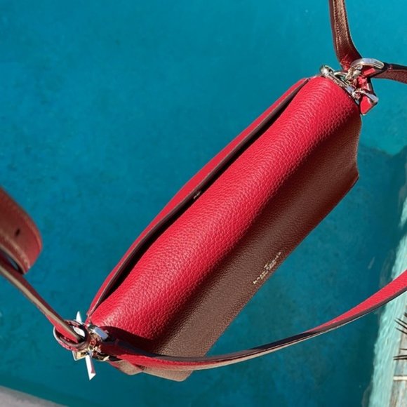 Kate Spade Leila Medium Flap Leather Shoulder Bag - Picture 10 of 16